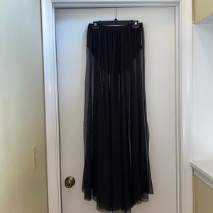Sheer Maxi Skirt